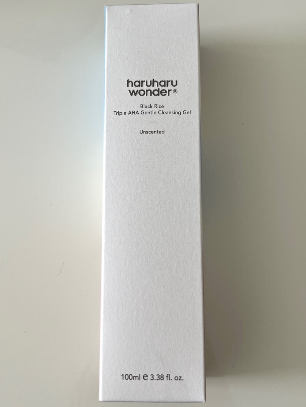 Haruharu Wonder Black Rice Triple AHA Gentle Cleansing Gel Unscented